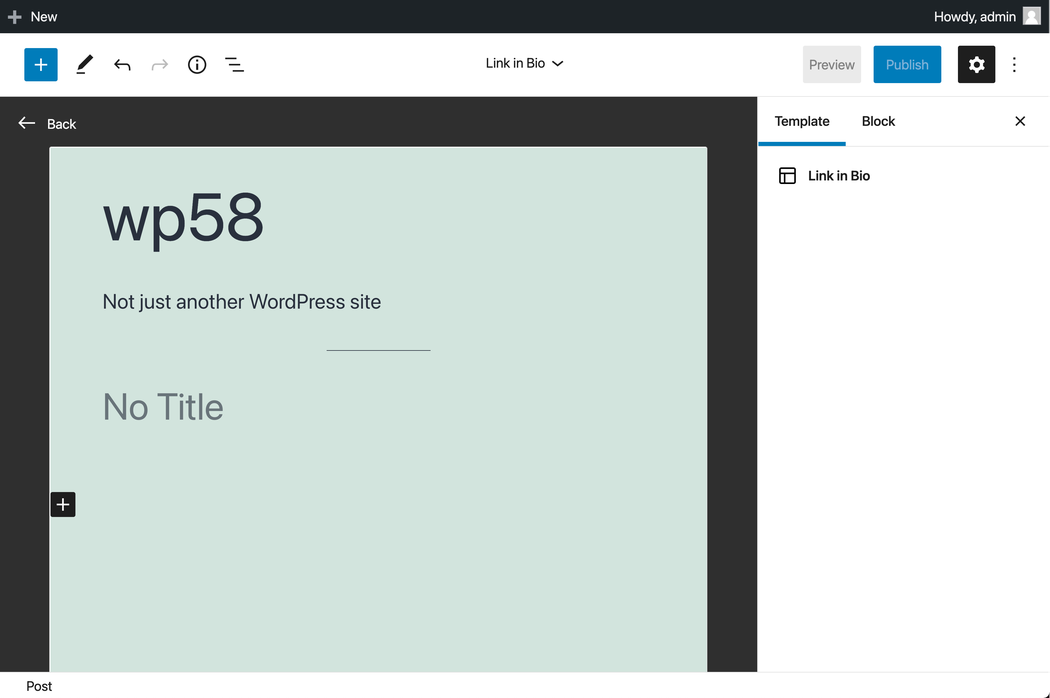 Landing Pages with the WordPress Template Editor GoDaddy Pro