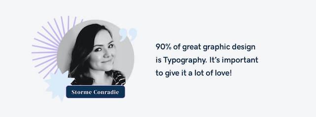 quote from Storme Conradie