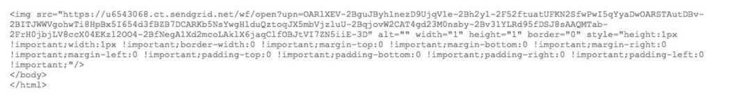 HTML email
