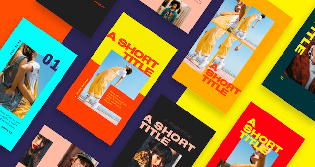 Bold templates from GoDaddy Studio
