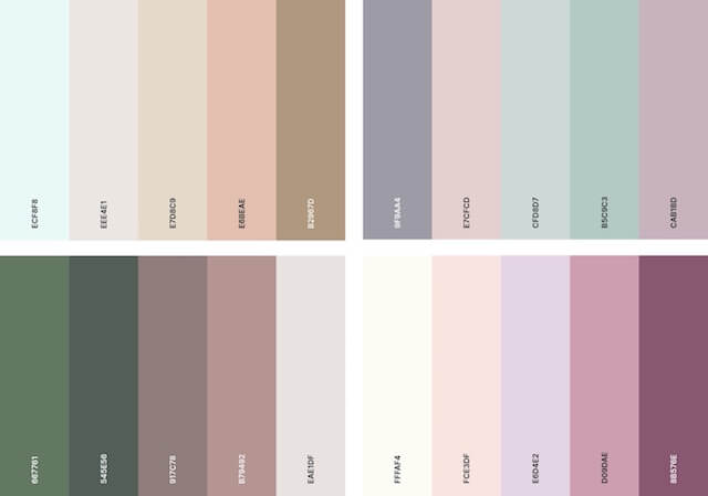 Elegant color palette