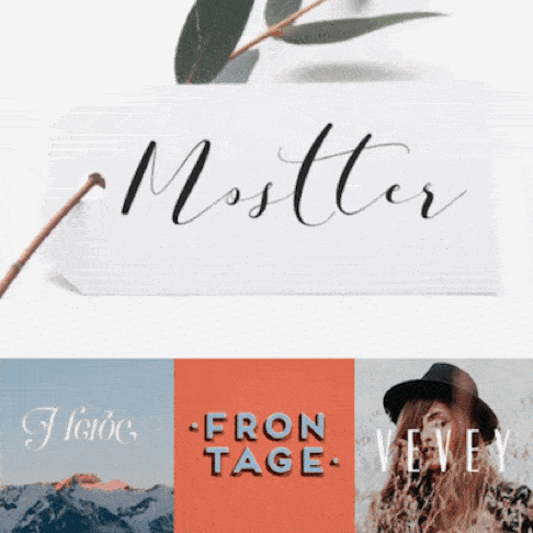 Elegant fonts