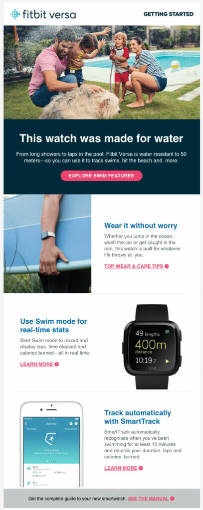 Fitbit email
