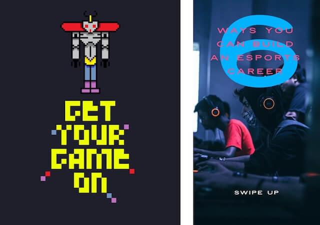 Social media ads for National Video Games day