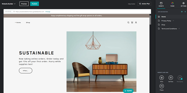Building a website in Websites + Marketing