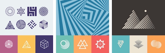 Modern graphic pack from GoDaddy Studio