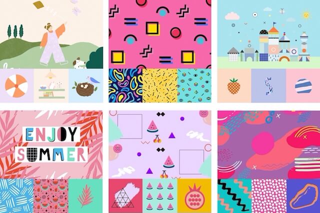 Playful graphics in GoDaddy Studio