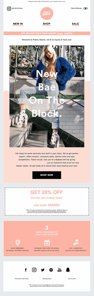 Public Desire Coupon Code
