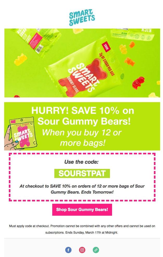 Smart Sweets Email