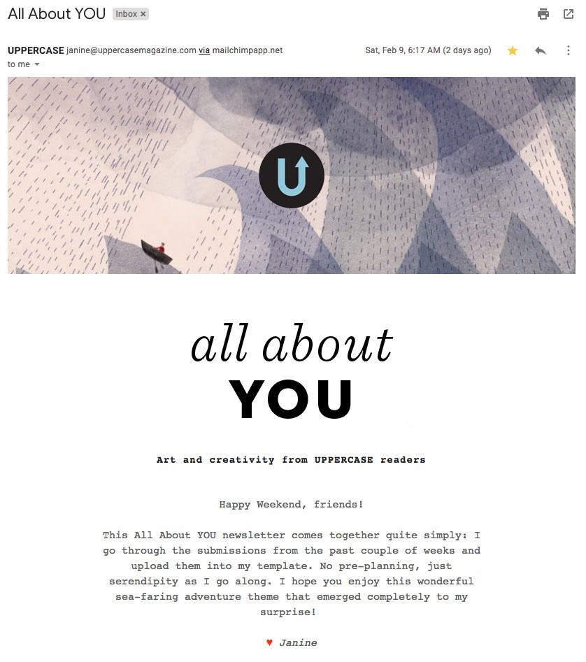All about you email