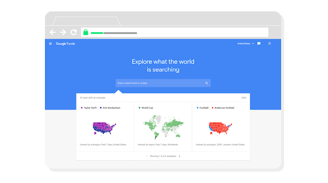 explore what the world is searching