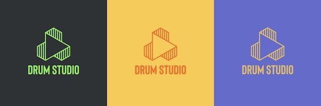 Create a logo in GoDaddy Studio Drum Studio