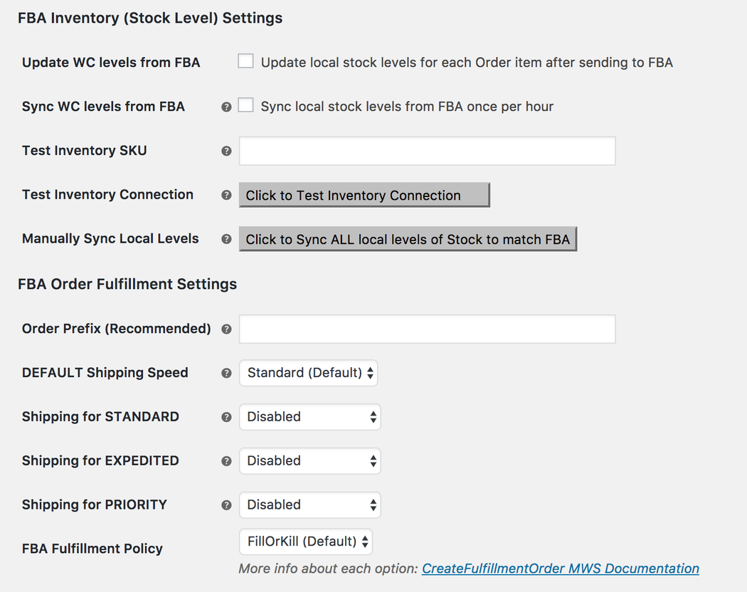 Connect Amazon WooCommerce Inventory