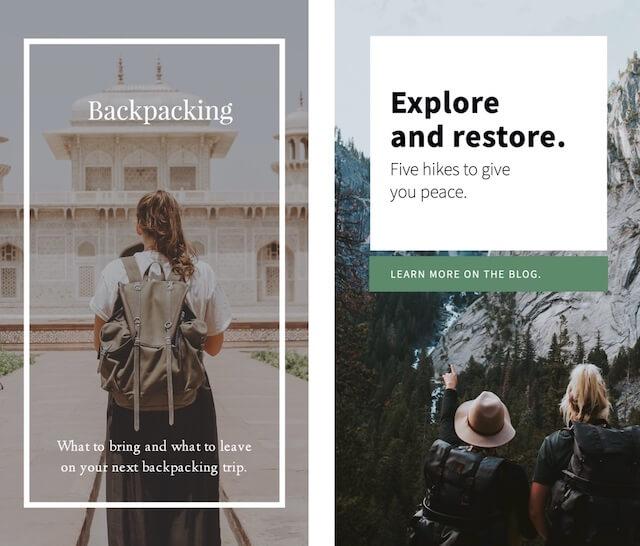 National Take a Hike Day images made in GoDaddy Studio