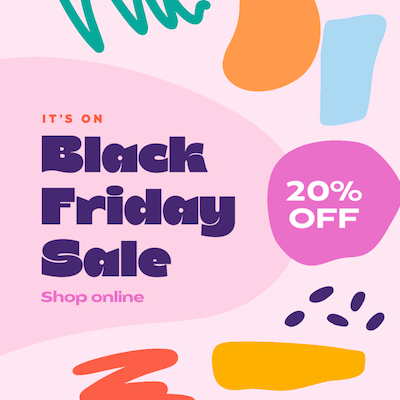 Black Friday Sale made in GoDaddy Studio