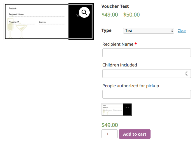 User Input Fields added