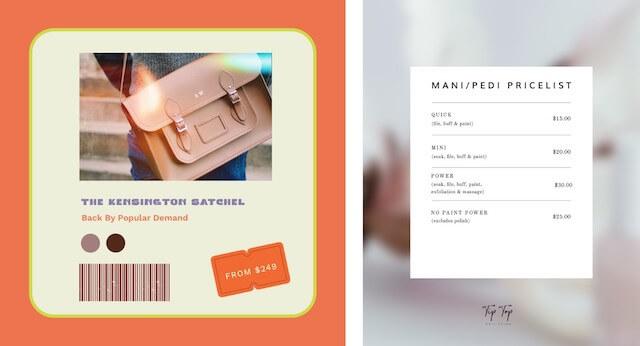 Image alt: Sales promo images made with GoDaddy Studio