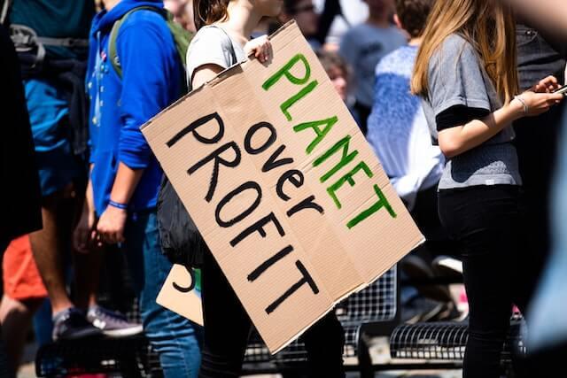 Gen Z at climate change protest