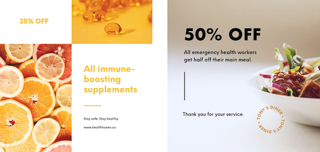 GoDaddy Studio health sale templates