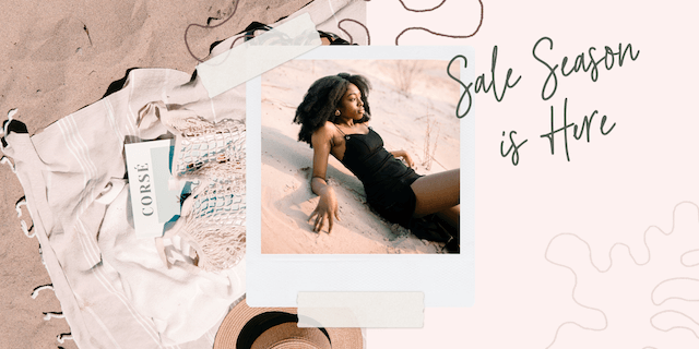 Sales banner made with GoDaddy Studio