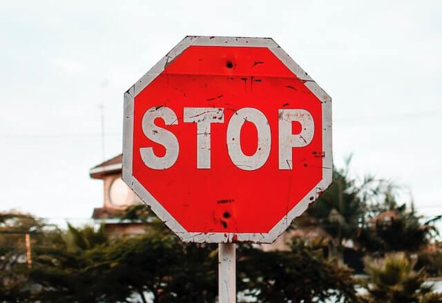 stop sign