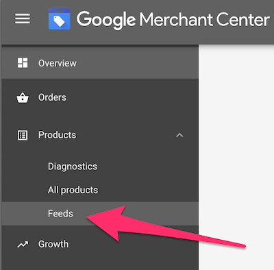 Google Merchant Center feed