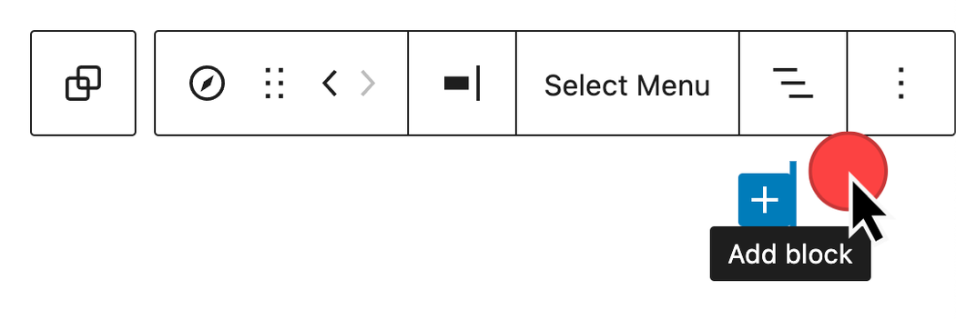 navigation menu > start empty