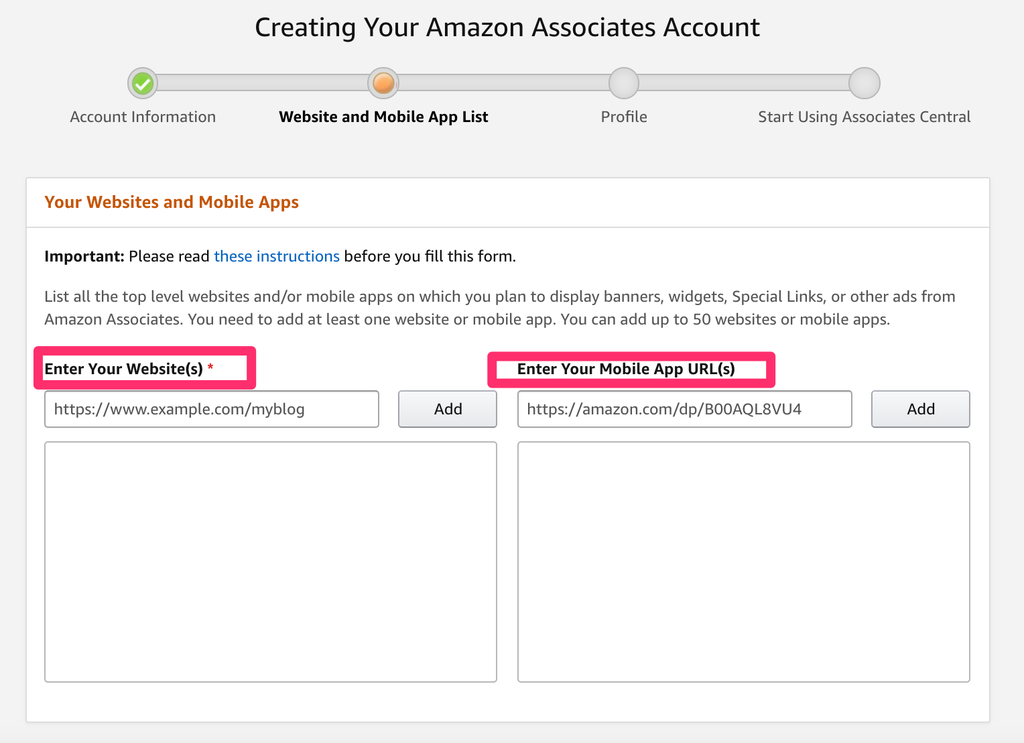 amazon affiliate program