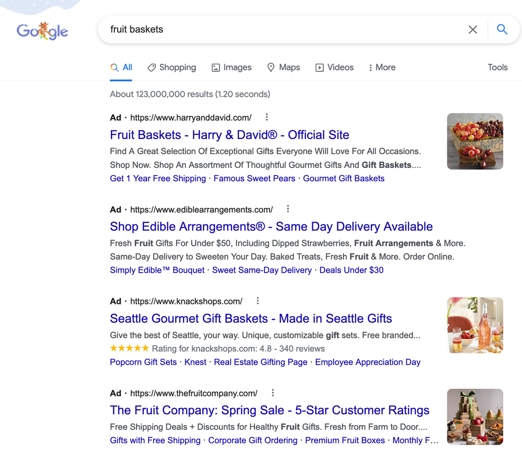 pay-per-click (PPC) ads on Google