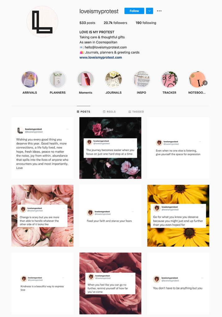 Instagram brand style