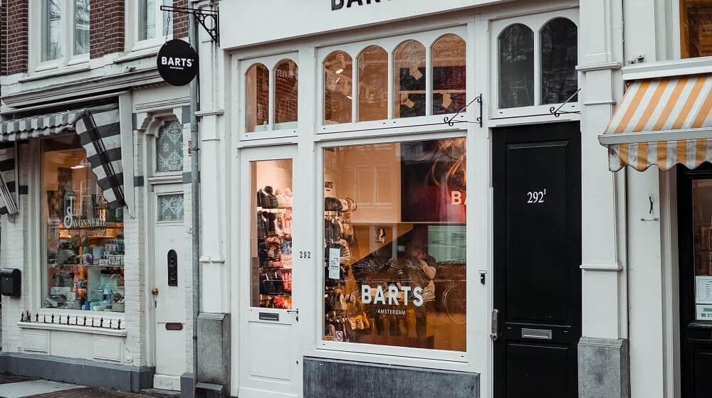 Storefront on an empty street