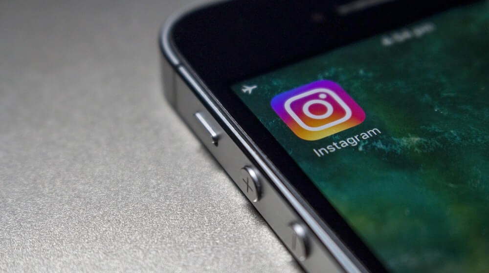Instagram app on iphone]