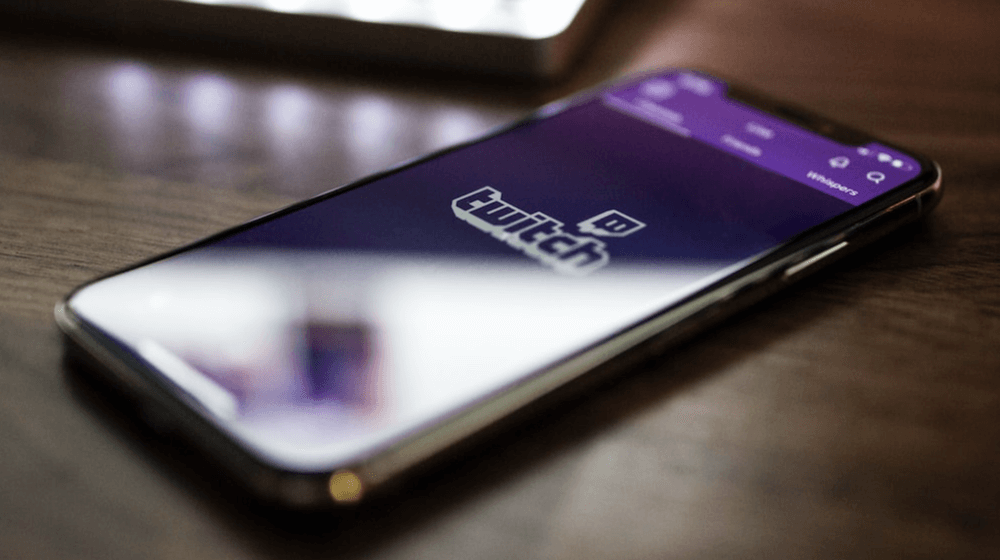 Twitch on smartphone