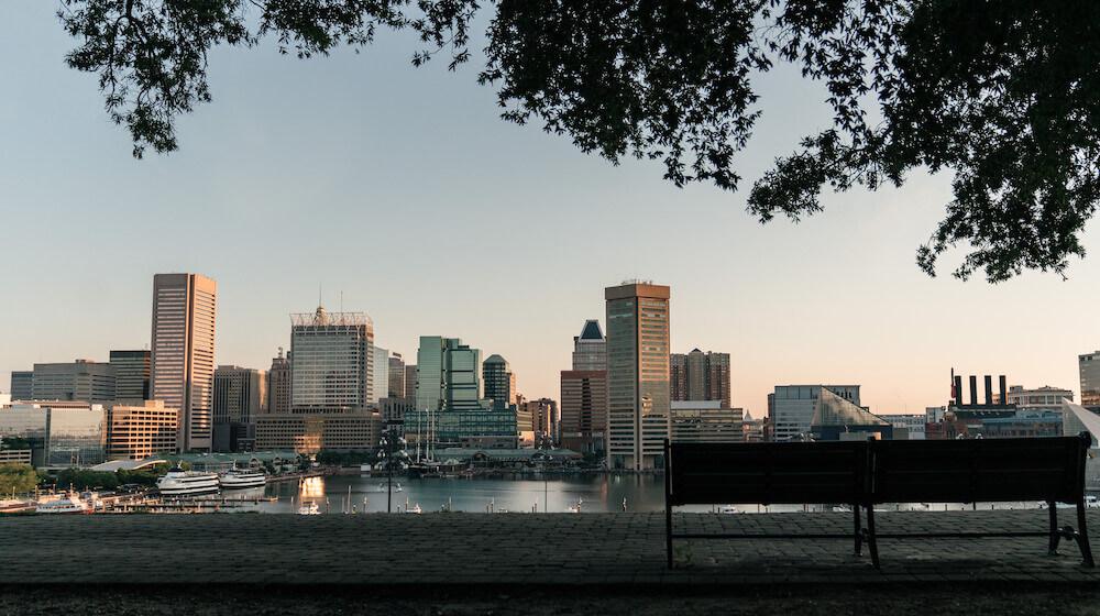 Skyline of Baltimore, Maryland