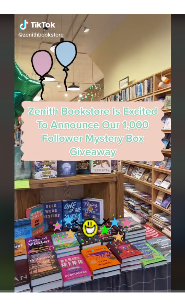 Zenith bookstore giveaway