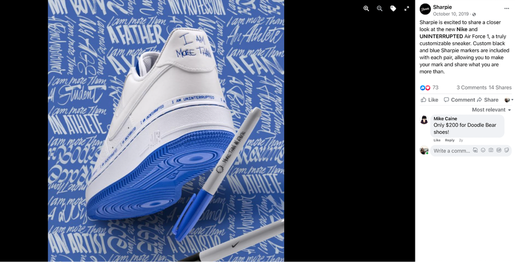 Nike x Sharpie collaboration