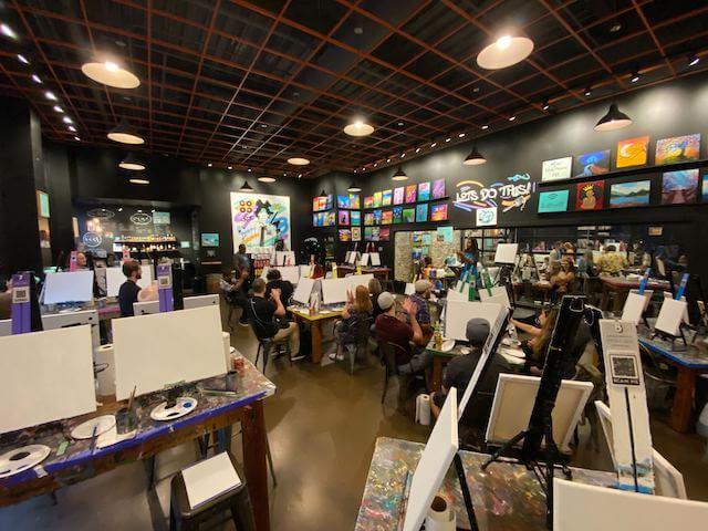 GoDaddy paint party WCUS 2023