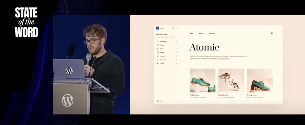 Matias Ventura shares a reimagined editor dashboard experience at State of the Word 2023.