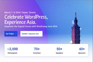 WordCamp Asia 2024 homepage