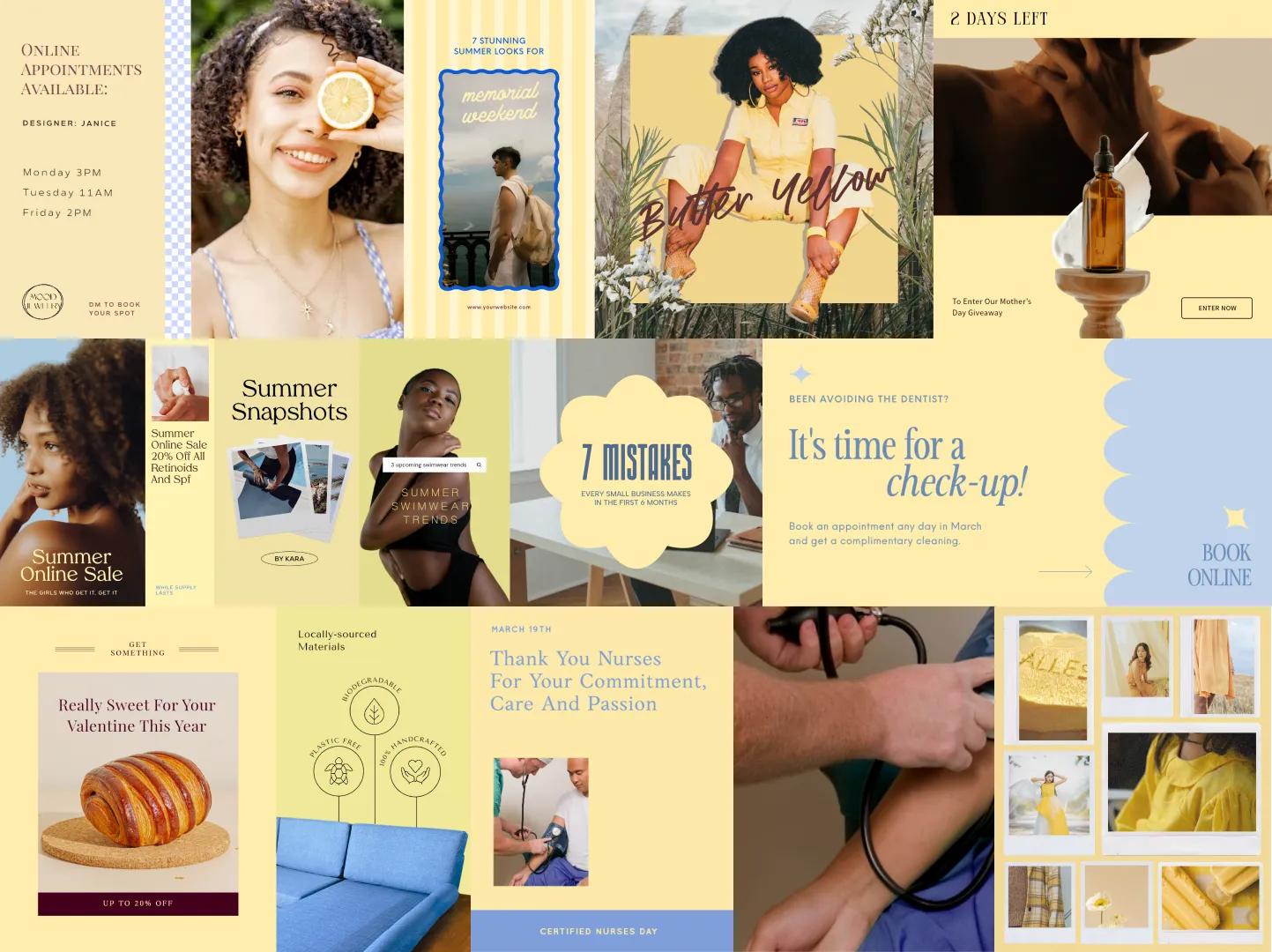 Digital design trends for 2026 - Butter Yellow