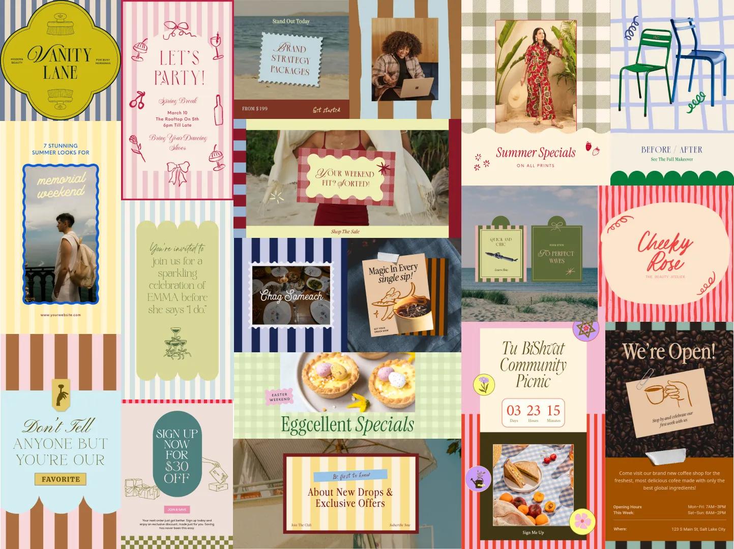 Digital design trends for 2026 - Neo-nostalgic-Patterns