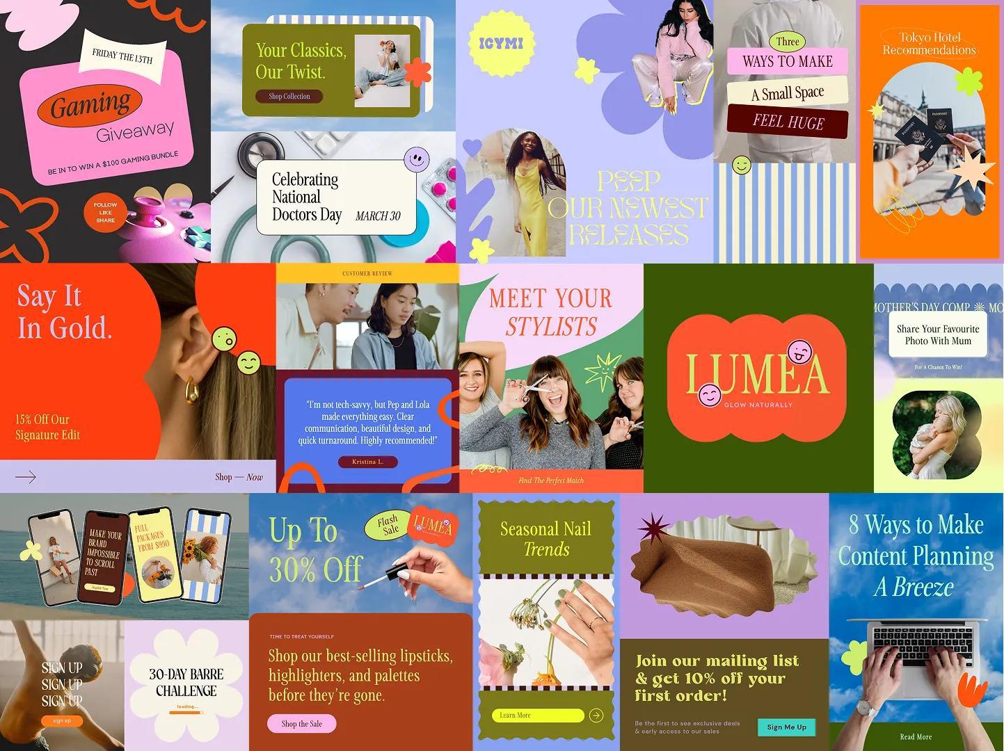 Digital design trends for 2026 - Playful Classicism