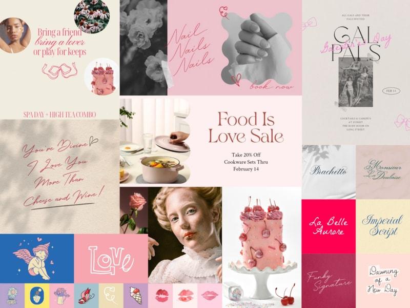 Vintage Valentine Moodboard