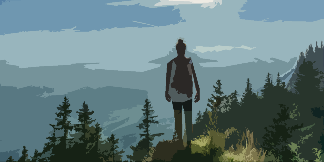 An illustration depicts an explorer to signify the power of meditation