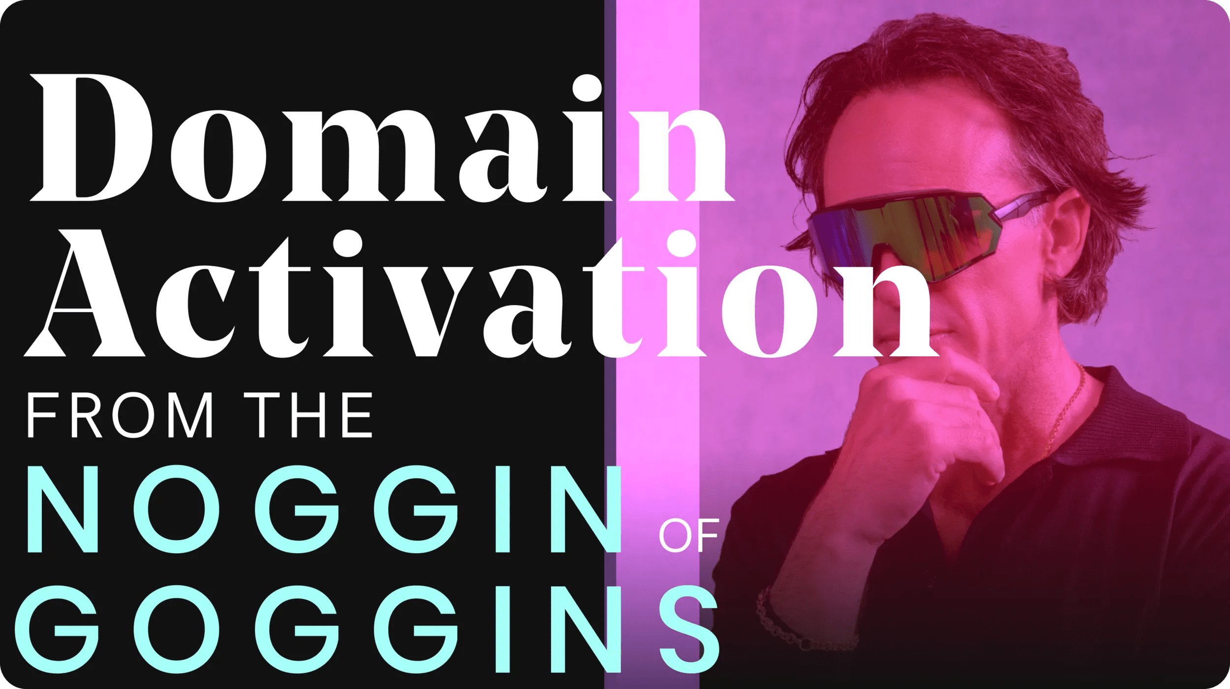 a person wearing glasses