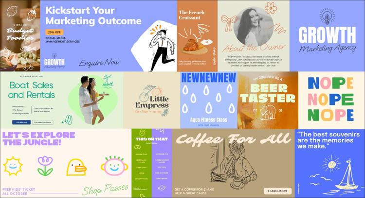 Graphic design trends 2025: Blending tech and texture - GoDaddy Blog