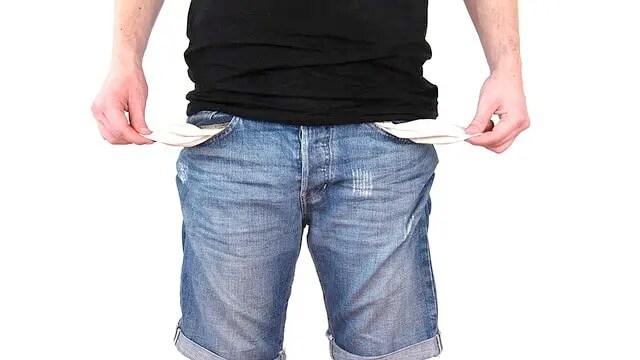 Two Hands Pull at Empty Pockets