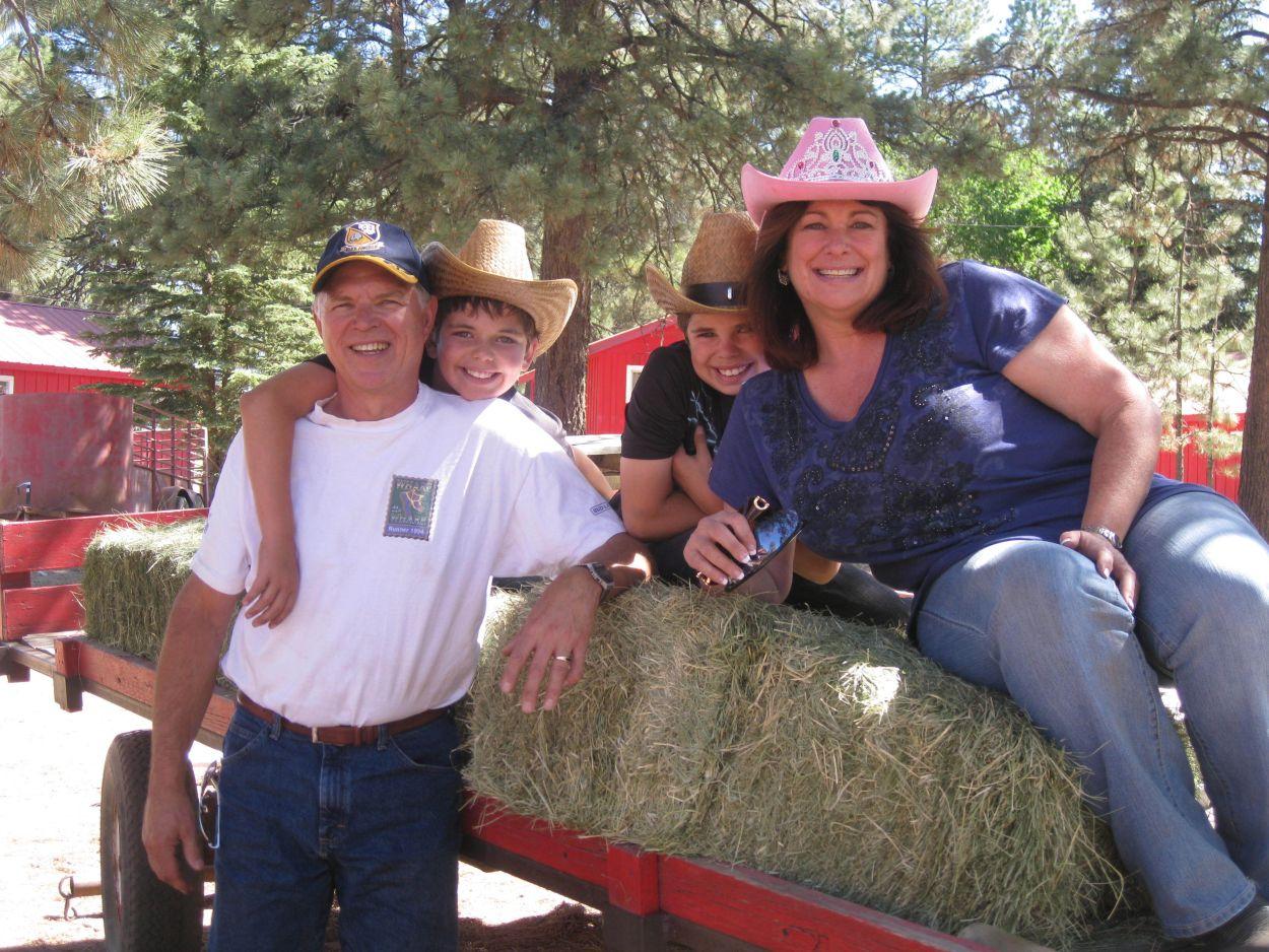 a group of people posing for a photo