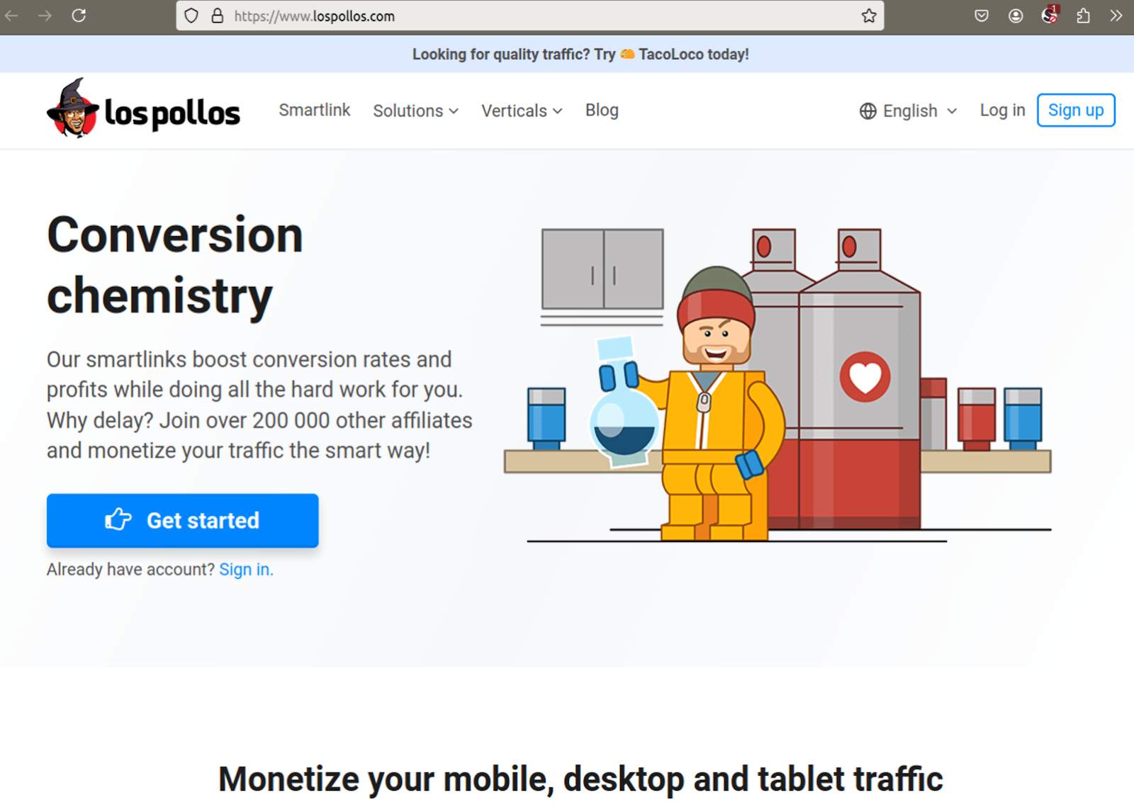 graphical user interface, website