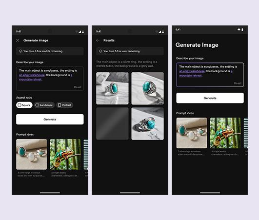 GoDaddy Studio generate image